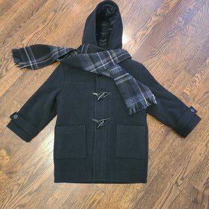 Rothschild Toggle Coat Size 4 with scarf